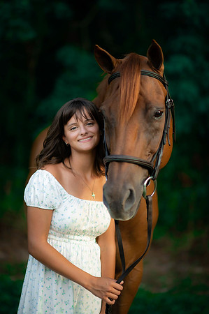 Horse and girl 2